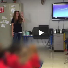  Houston Swim Club delivers important water safety tips to a local classroom. 