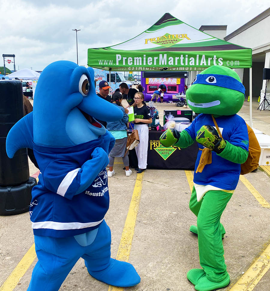  Houston Swim Club (HSC) joined forces with Al Garza's Premier Martial Arts to promote health and safety in the community during a recent event in League City. HSC teamed up to participate in their annual 