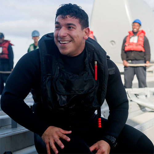 HSC Student/Teacher Becomes US Navy Rescue Swimmer